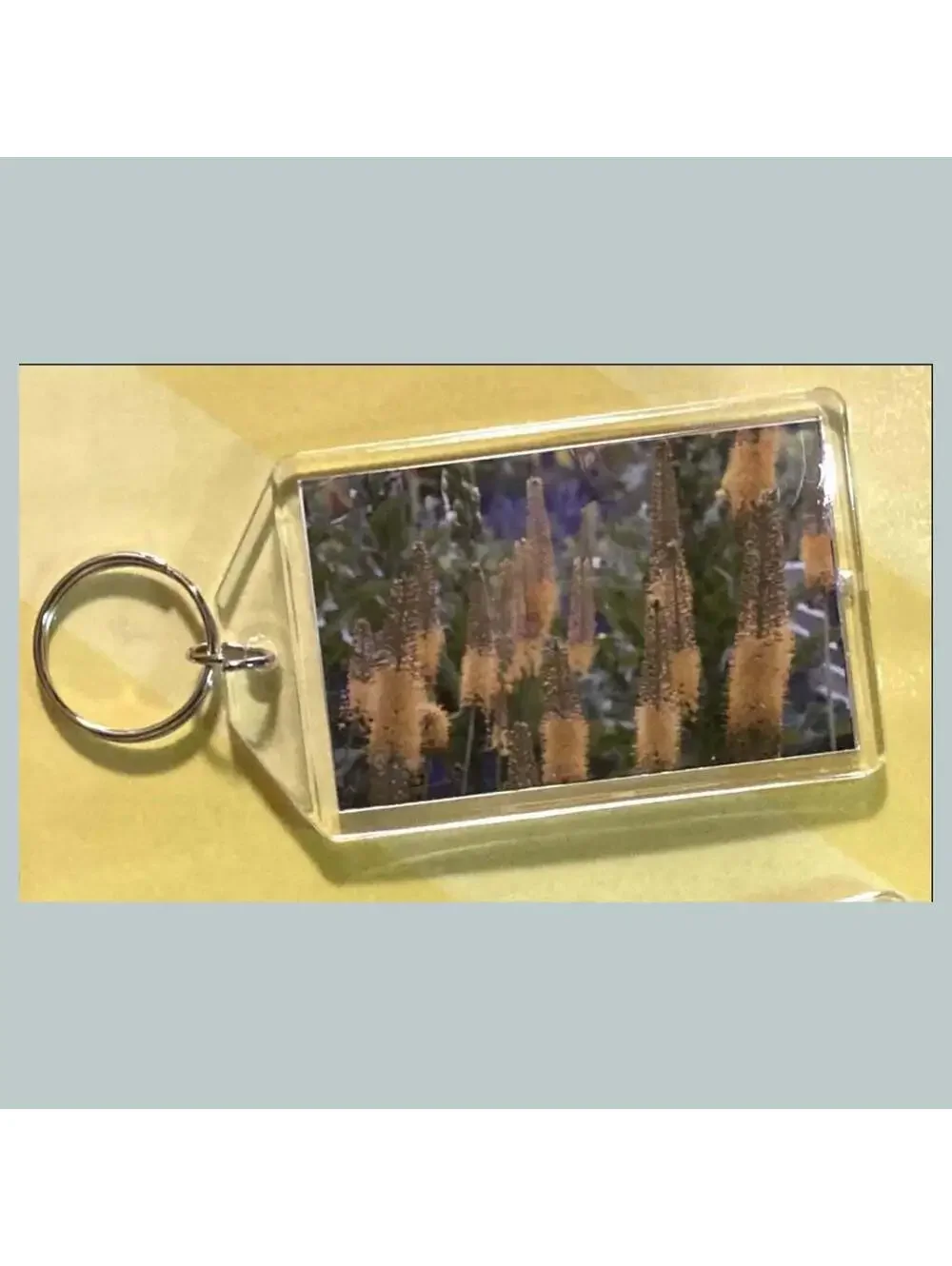 3698 Foxtail Lily Acrylic Keychain | Floral Keychain | Flower Lover Gift